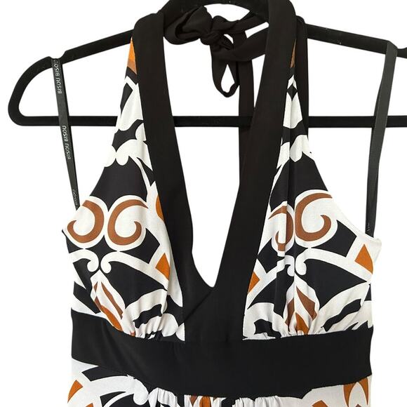 Vintage Bisou Bisou Michele Bohbot Y2K 90s Halter Maxi Dress Size 6 - Picture 3 of 6